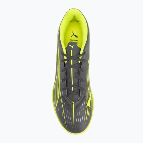 Pánske kopačky PUMA Ultra 5 Play TT matte aged silver/yellow alert/puma aged silver