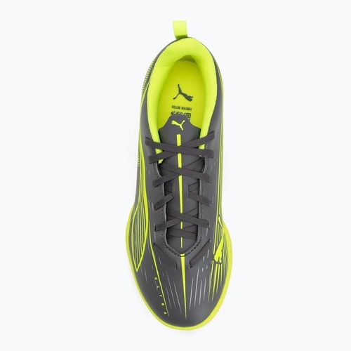 Detské kopačky PUMA Ultra 5 Play TT Jr matte aged silver/yellow alert/puma aged silver
