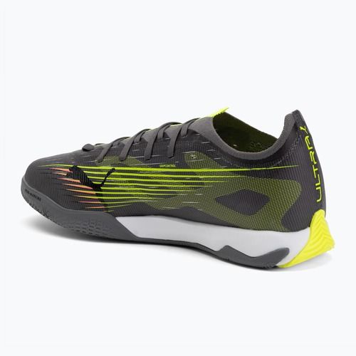 Pánske futbalové kopačky PUMA Ultra 5 Match It matte aged silver/yellow alert/puma aged silver