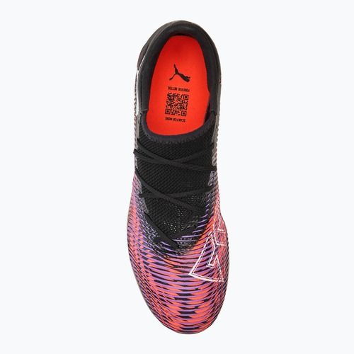 Pánske kopačky PUMA Future 8 Match Low FG/AG puma black/ puma white/ glowing red
