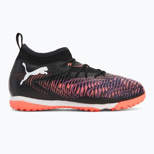 Detské kopačky PUMA Future 8 Match TT + Mid puma black/ puma white/ glowing red