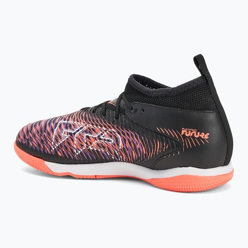 Detské kopačky PUMA Future 8 Match IT + Mid puma black/ puma white/ glowing red