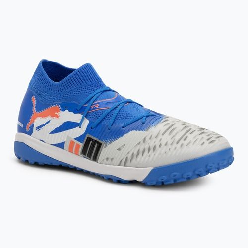 Pánske kopačky PUMA Future 8 Match Forever TT biela/ultra blue/feather šedá/puma black/glowing red