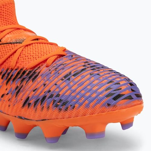 Detské kopačky PUMA Future 8 Match Creativity FG/AG Jr orange poppy/puma black/dark ametyst