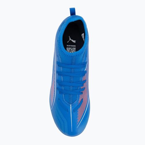 PUMA Ultra 6 Match FG/AG Jr detské kopačky ultra blue/puma white/glowing red