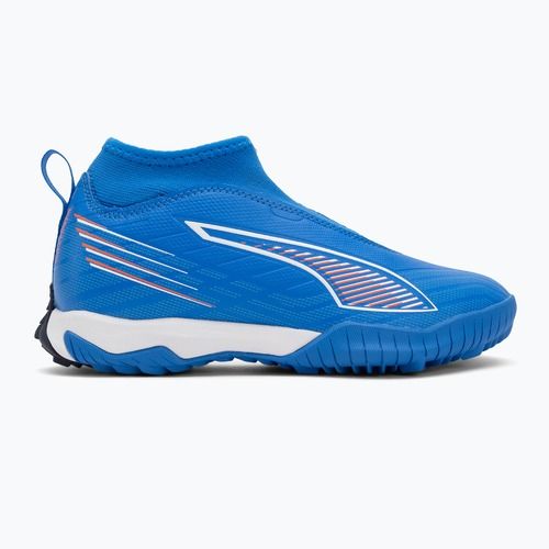 PUMA Ultra 6 Match+ LL TT + Mid Jr detské kopačky ultra blue/puma white/glowing red
