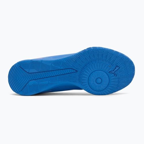 PUMA Ultra 6 Play It Jr detské kopačky ultra blue/puma white/glowing red