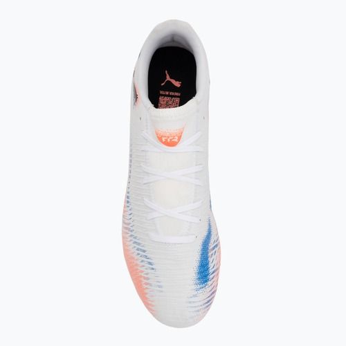 Pánske kopačky PUMA Future 8 Play FG/AG puma white/puma black/glowing red
