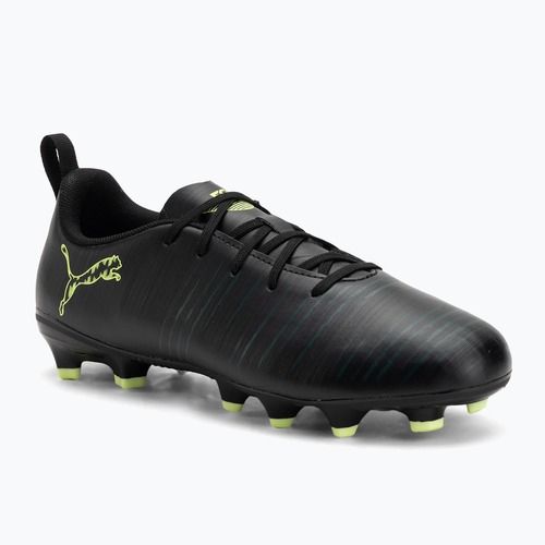 Detské kopačky PUMA Future 8 Play FG/AG Jr puma black/fizzy light/green terrain