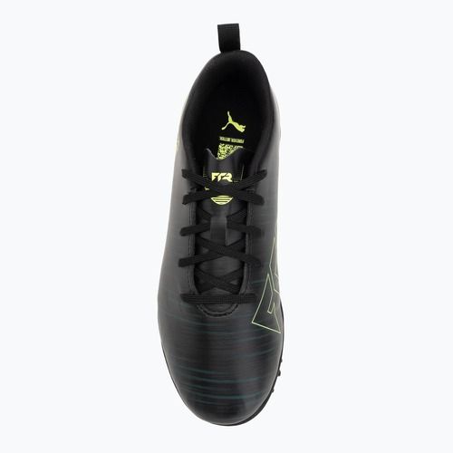Detské kopačky PUMA Future 8 Play TT Jr black/fizzy light/green terrain