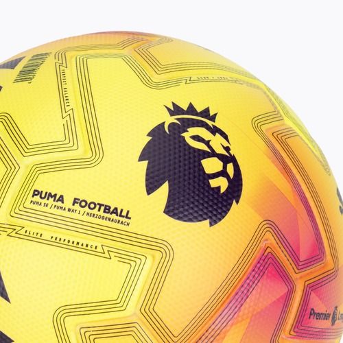 PUMA Orbita Ultimate PL Lights FIFA Quality fluo yellow/multicolor futbalové lopty veľkosť 5