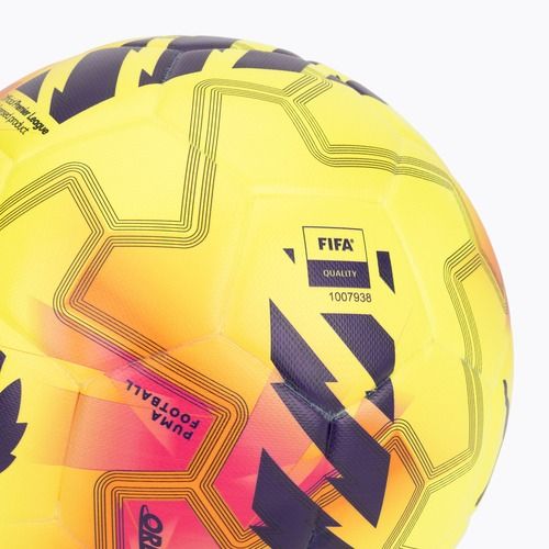 PUMA Orbita Match PL Lights FIFA Quality fluo yellow/multicolour futbalové lopty veľkosť 5