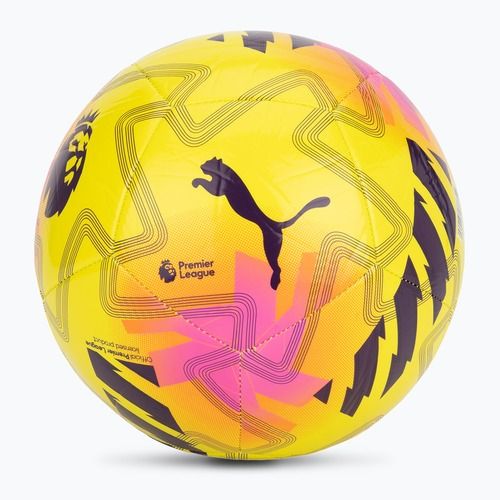 PUMA Orbita Cup PL Lights fluo yellow/multicolor veľkosť 4 futbal