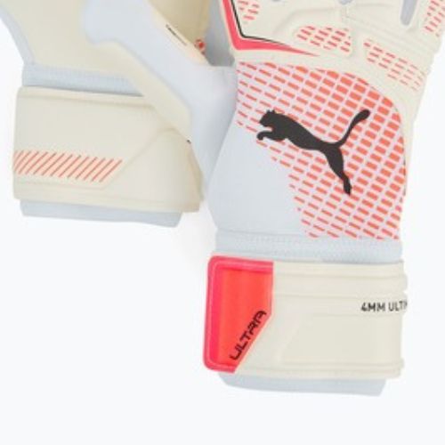Brankárske rukavice PUMA Ultra Pro NC puma white/glowing red/puma black