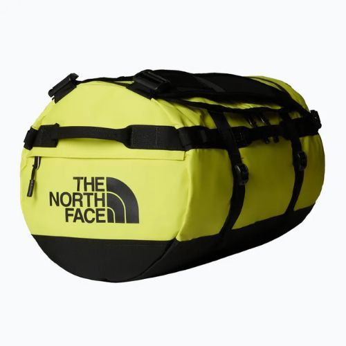 Cestovná taška The North Face Base Camp Duffel S 50 l sulphur spring green/tnf black