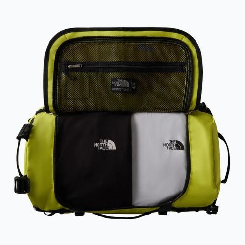 Cestovná taška The North Face Base Camp Duffel S 50 l sulphur spring green/tnf black