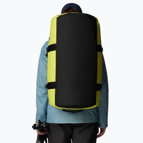 Cestovná taška The North Face Base Camp Duffel M 71 l sulphur spring green/tnf black