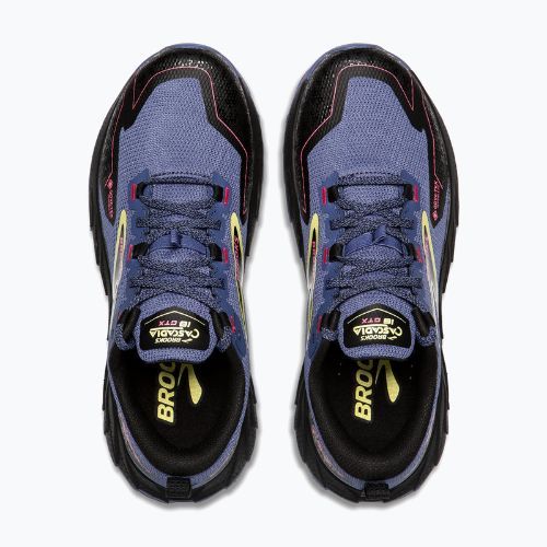 Dámska bežecká obuv Brooks Cascadia 18 GTX  grey blue/black/pink