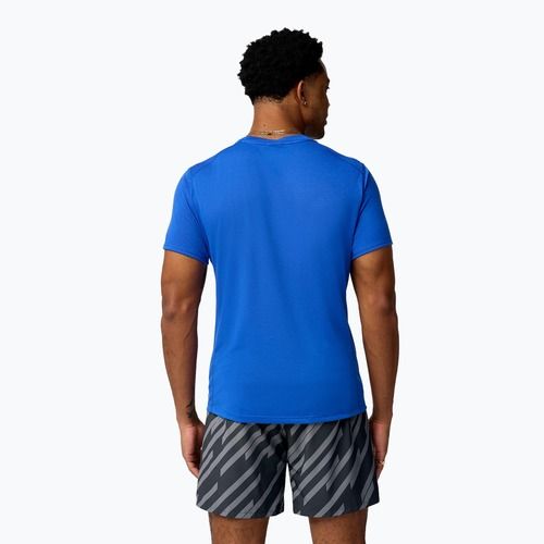 Pánske bežecké tričko Brooks Distance 3.0 neo blue/brooks logo