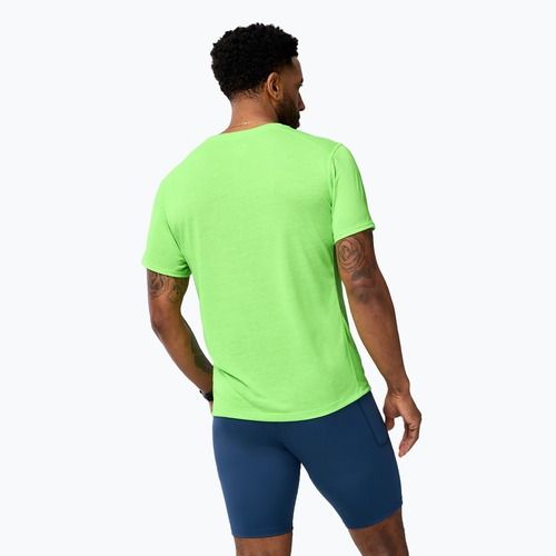 Pánske bežecké tričko Brooks Distance 3.0 neo limeade/brooks logo