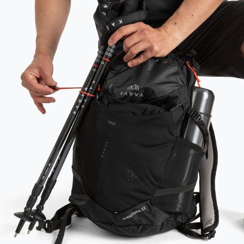 Turistický batoh KADVA Aventura 22 l čierny