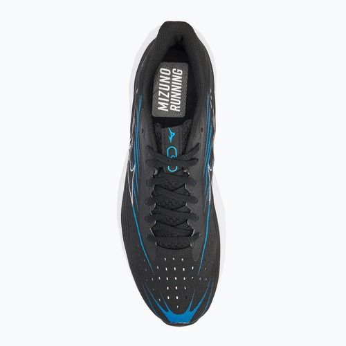 Pánske bežecké topánky Mizuno Wave Skyrise 6 black/white/blue pace