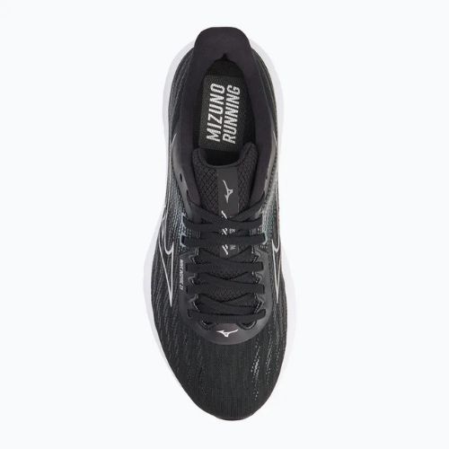 Pánske bežecké topánky Mizuno Wave Inspire 21 2E black/silver/metallic gray
