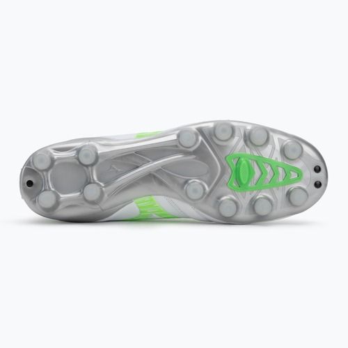Pánske kopačky Mizuno Morelia Neo IV Pro Md white/neon green/cool gray 3c