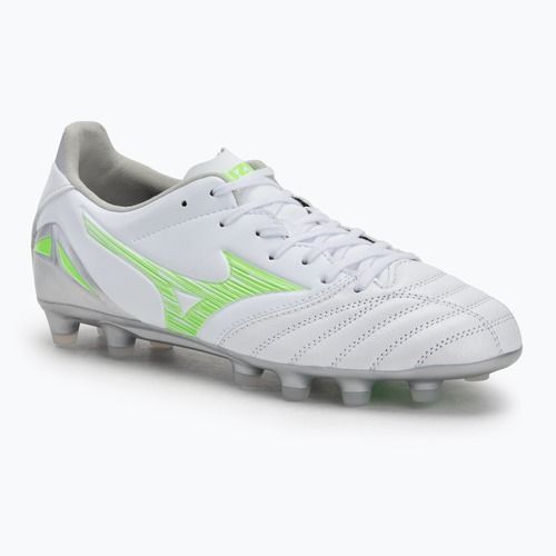 Pánske kopačky Mizuno Morelia Neo IV Pro Md white/neon green/cool gray 3c
