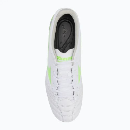 Pánske kopačky Mizuno Morelia Neo IV Pro Md white/neon green/cool gray 3c