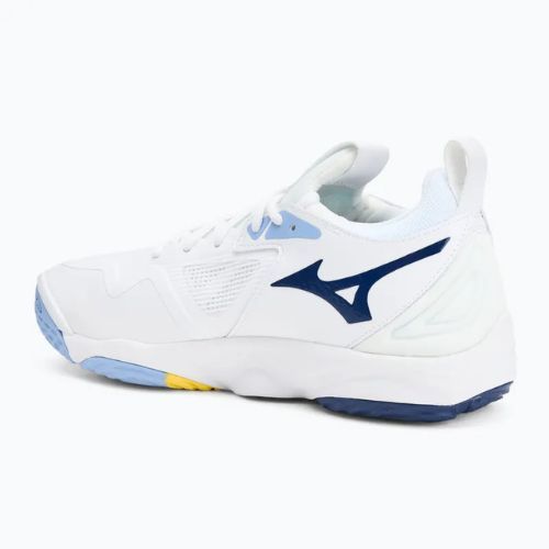 Volejbalová obuv Mizuno Wave Momentum 3 white/bellwether blue/bel air blue