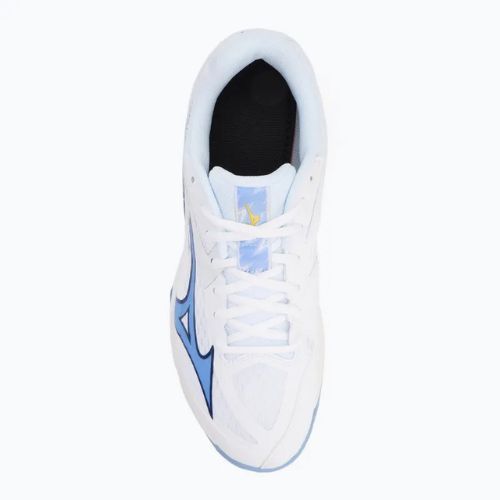 Volejbalová obuv Mizuno Thunder Blade Z white/bellwether blue/bel air blue