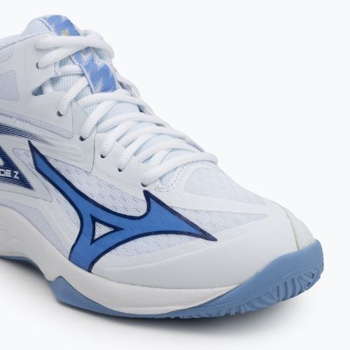 Volejbalová obuv Mizuno Thunder Blade Z Mid white/bellwether blue/bel air blue