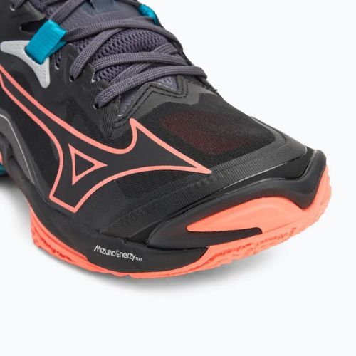 Volejbalová obuv Mizuno Wave Lightning Z8 black/neon flame/peacock blue