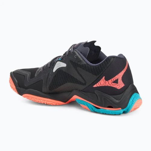 Volejbalová obuv Mizuno Wave Lightning Z8 black/neon flame/peacock blue