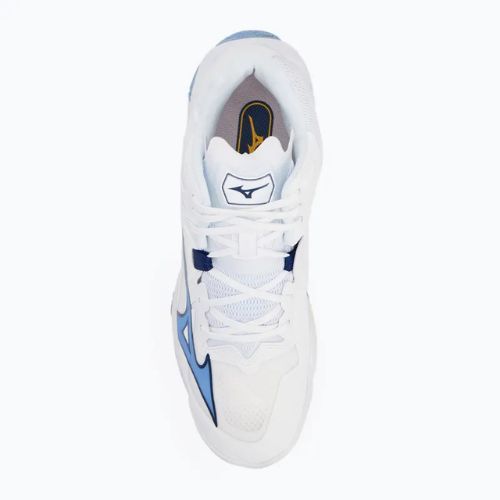 Volejbalová obuv Mizuno Wave Lightning Z8 Mid white/bellwether blue/bel air blue