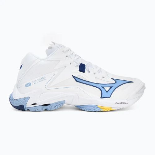Volejbalová obuv Mizuno Wave Lightning Z8 Mid white/bellwether blue/bel air blue