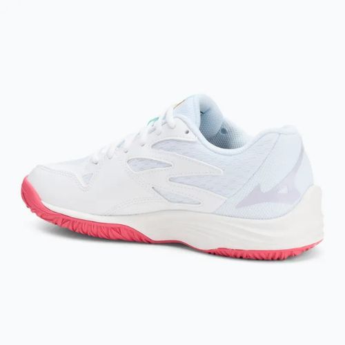 Detská volejbalová obuv Mizuno Lightning Star Z7 white/violet indigo/camellia rose