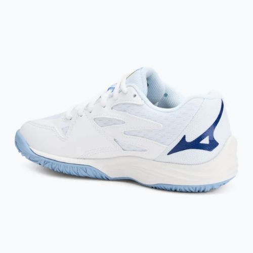 Detská volejbalová obuv Mizuno Lightning Star Z7 white/bellwether blue/bel air blue
