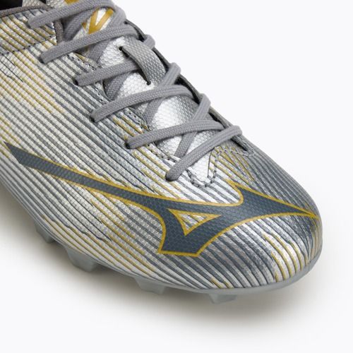 Detské kopačky Mizuno α II Select Jr Md galaxy silver/8605 c/gold