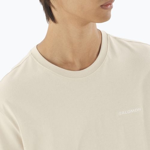 Pánske tričko Salomon Logo Tee rainy day