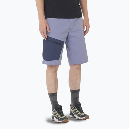 Pánske trekingové šortky Salomon Outerpath Utility blue granite / blue nights