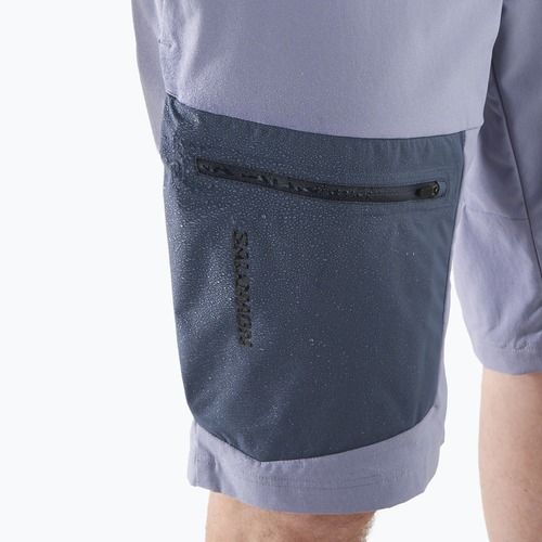 Pánske trekingové šortky Salomon Outerpath Utility blue granite / blue nights