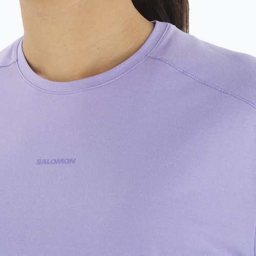 Dámske tričko Salomon Trackline SS violet tulip