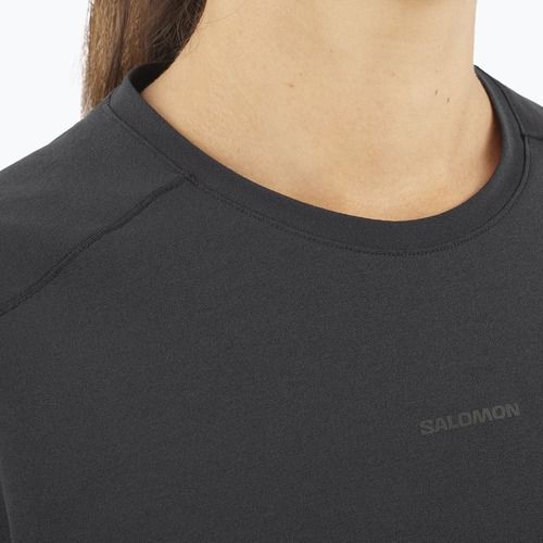 Dámske tričko Salomon Trackline Tee SS deep black