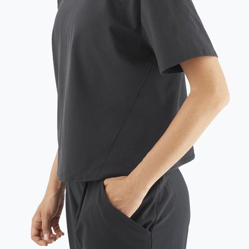 Dámske tričko Salomon Trackline Tee SS deep black