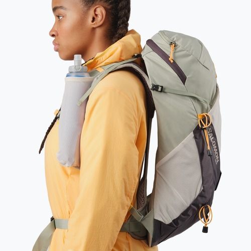 Dámsky turistický batoh Salomon Aerotrek 18 l S-M seagrass/silver cloud/nine iron