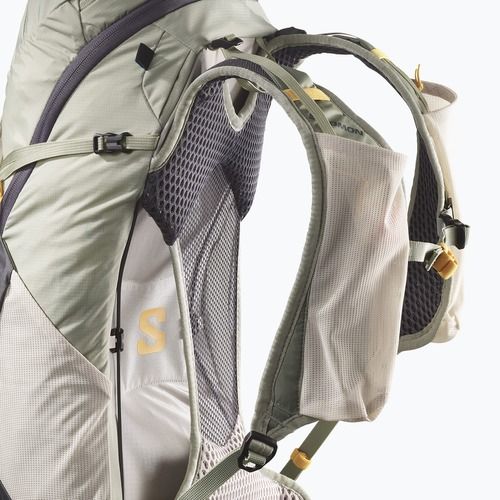 Dámsky turistický batoh Salomon Aerotrek 18 l S-M seagrass/silver cloud/nine iron