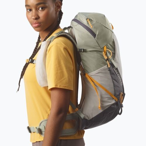 Dámsky turistický batoh Salomon Aerotrek 28 l S-M seagrass/silver cloud/nine iron