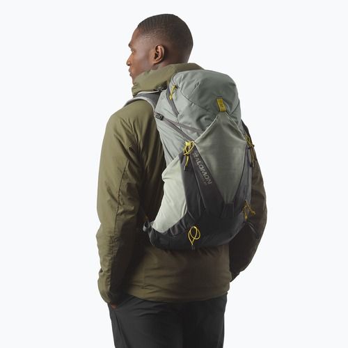 Pánsky turistický batoh Salomon Aerotrek 20 l M-L sedona sage/seagrass/nine iron